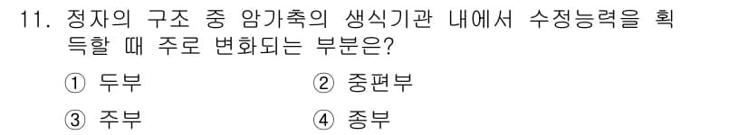 축산산업기사 2019년 11번 - 정답과 핵심 포인트를 검수 중인 기출문제