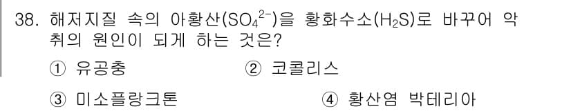 해양조사산업기사 2018년 38번 - 정답과 핵심 포인트를 검수 중인 기출문제