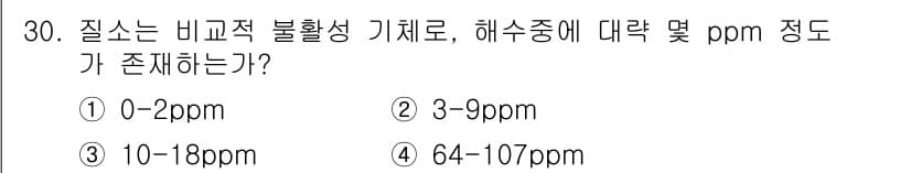 해양조사산업기사 2019년 30번 - 정답과 핵심 포인트를 검수 중인 기출문제