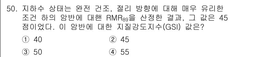 화약류관리산업기사 2015년 50번 - 정답과 핵심 포인트를 검수 중인 기출문제