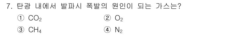 화약류관리산업기사 2015년 7번 - 정답과 핵심 포인트를 검수 중인 기출문제