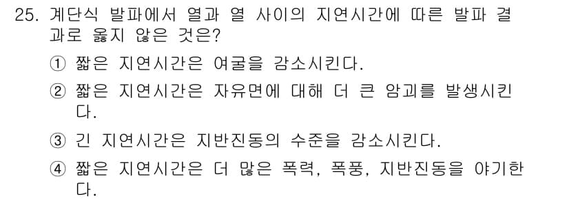 화약류관리산업기사 2017년 25번 - 정답과 핵심 포인트를 검수 중인 기출문제