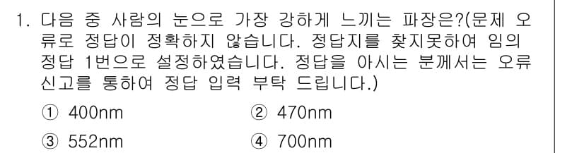 인쇄기능사 2015년 1번 - 정답과 핵심 포인트를 검수 중인 기출문제