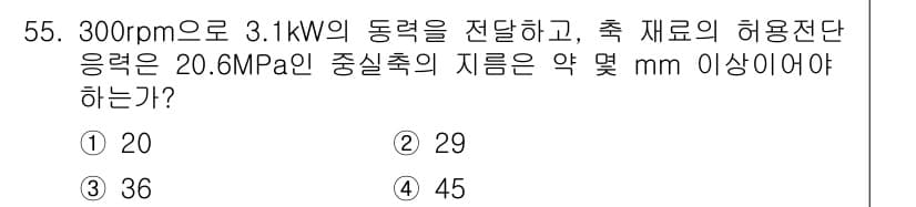 건설기계설비산업기사 2016년 55번 - 정답과 핵심 포인트를 검수 중인 기출문제