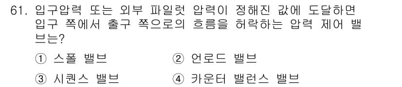 건설기계설비산업기사 2018년 61번 - 정답과 핵심 포인트를 검수 중인 기출문제