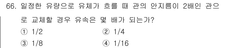 건설기계설비산업기사 2018년 66번 - 정답과 핵심 포인트를 검수 중인 기출문제
