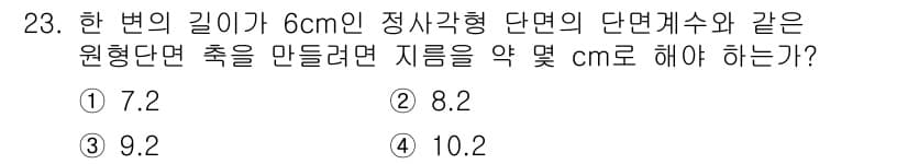 건설기계설비산업기사 2019년 23번 - 정답과 핵심 포인트를 검수 중인 기출문제