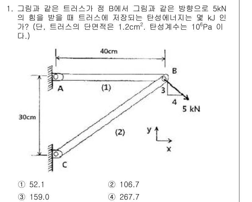 기계설계기사 2015년 1번 - 정답과 핵심 포인트를 검수 중인 기출문제