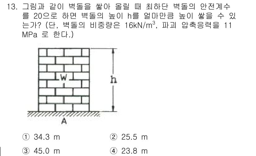 기계설계기사 2016년 13번 - 정답과 핵심 포인트를 검수 중인 기출문제