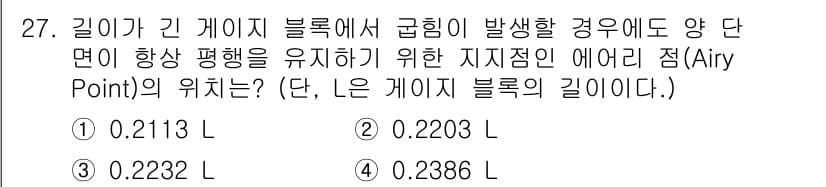 기계설계기사 2016년 27번 - 정답과 핵심 포인트를 검수 중인 기출문제