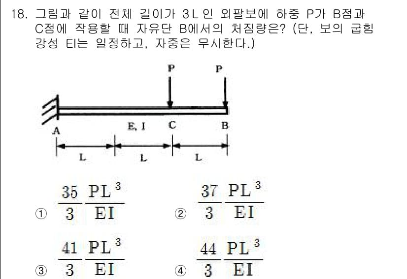 기계설계기사 2017년 18번 - 정답과 핵심 포인트를 검수 중인 기출문제
