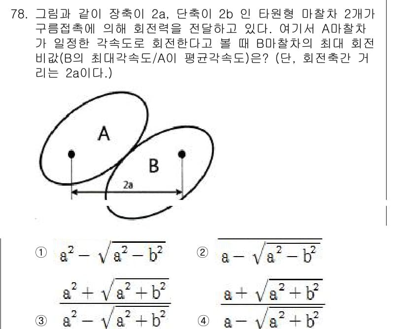 기계설계기사 2017년 78번 - 정답과 핵심 포인트를 검수 중인 기출문제