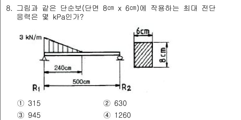 기계설계기사 2017년 8번 - 정답과 핵심 포인트를 검수 중인 기출문제