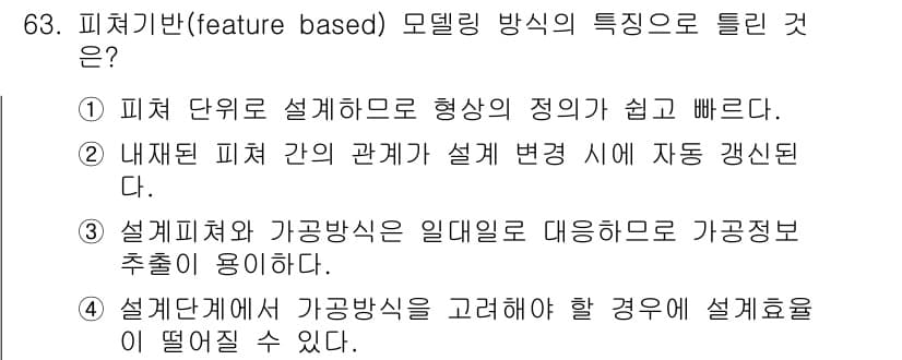 기계설계기사 2019년 63번 - 정답과 핵심 포인트를 검수 중인 기출문제