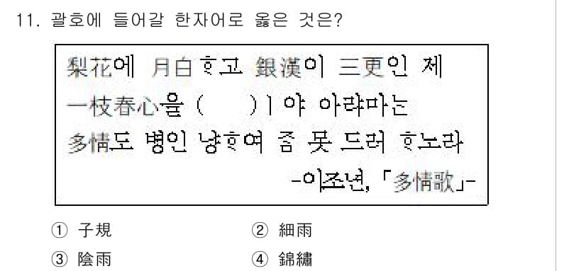경찰공무원(순경)_국어 2015년 11번 - 정답과 핵심 포인트를 검수 중인 기출문제