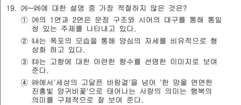 경찰공무원(순경)_국어 2015년 19번 - 정답과 핵심 포인트를 검수 중인 기출문제