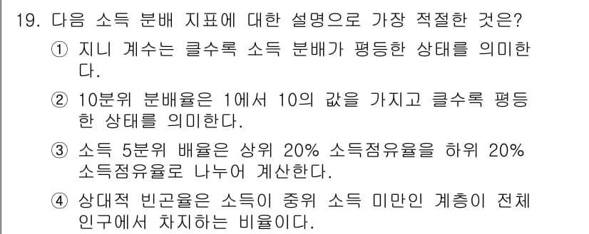 경찰공무원(순경)_사회 2017년 19번 - 정답과 핵심 포인트를 검수 중인 기출문제
