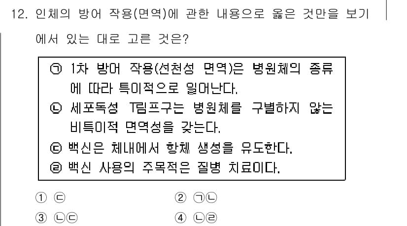 경찰공무원(순경)_과학 2018년 12번 - 정답과 핵심 포인트를 검수 중인 기출문제