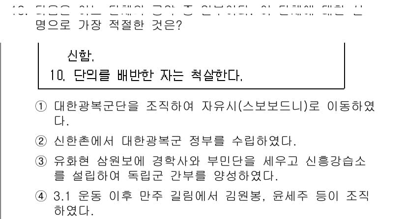 경찰공무원(순경)_한국사 2017년 18번 - 정답과 핵심 포인트를 검수 중인 기출문제