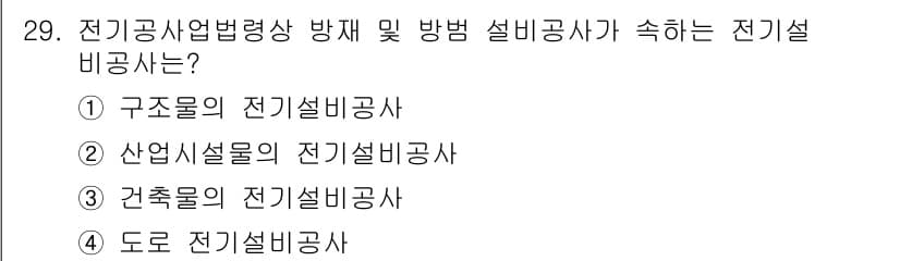 경비지도사_2차(기계경비기획및설계) 2015년 29번 - 정답과 핵심 포인트를 검수 중인 기출문제