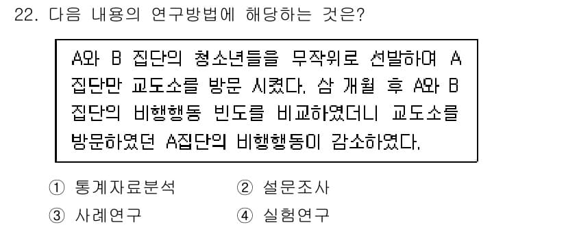 경비지도사_2차(범죄학) 2015년 22번 - 정답과 핵심 포인트를 검수 중인 기출문제