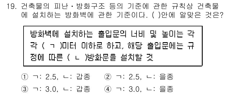 경비지도사_2차(소방학) 2015년 19번 - 정답과 핵심 포인트를 검수 중인 기출문제