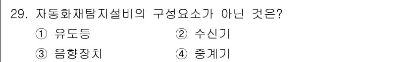 경비지도사_2차(소방학) 2015년 29번 - 정답과 핵심 포인트를 검수 중인 기출문제