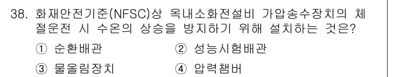 경비지도사_2차(소방학) 2016년 39번 - 정답과 핵심 포인트를 검수 중인 기출문제