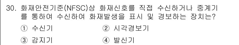 경비지도사_2차(소방학) 2018년 30번 - 정답과 핵심 포인트를 검수 중인 기출문제