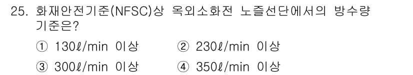 경비지도사_2차(소방학) 2019년 25번 - 정답과 핵심 포인트를 검수 중인 기출문제