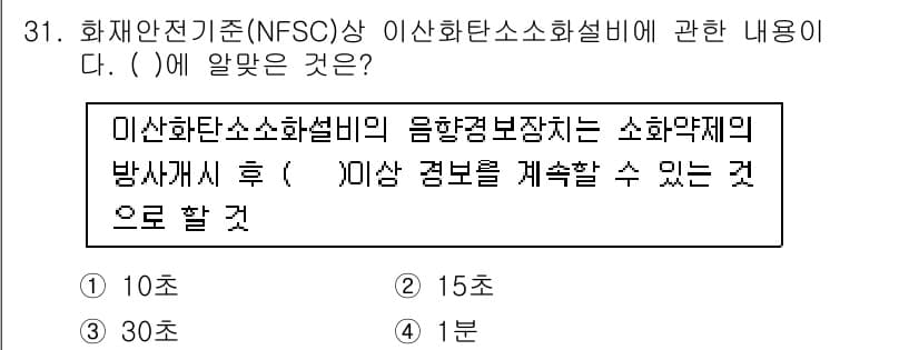 경비지도사_2차(소방학) 2019년 31번 - 정답과 핵심 포인트를 검수 중인 기출문제