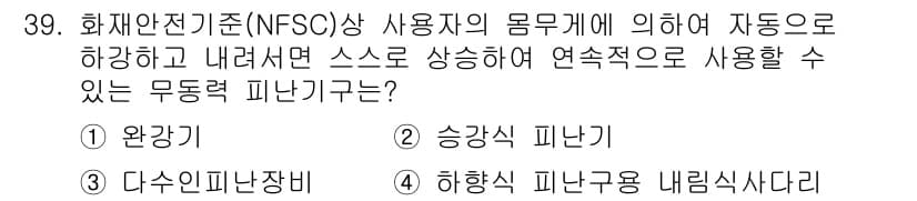 경비지도사_2차(소방학) 2019년 39번 - 정답과 핵심 포인트를 검수 중인 기출문제