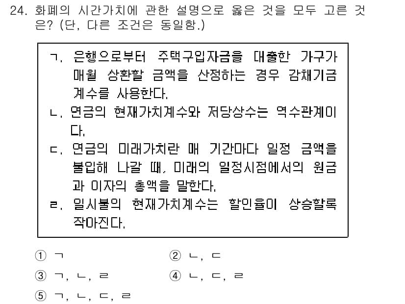 공인중개사_1차 2019년 24번 - 정답과 핵심 포인트를 검수 중인 기출문제