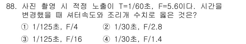 시각디자인기사 2015년 88번 - 정답과 핵심 포인트를 검수 중인 기출문제