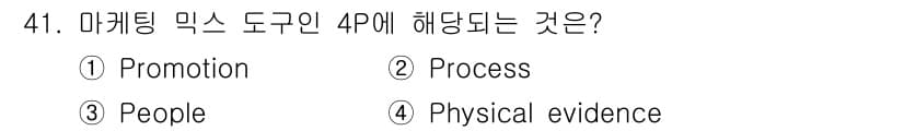 시각디자인기사 2016년 41번 - 정답과 핵심 포인트를 검수 중인 기출문제