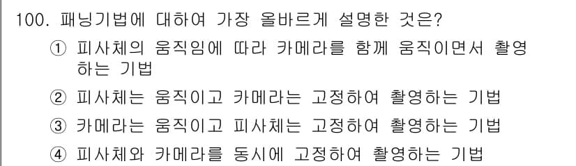 시각디자인기사 2019년 100번 - 정답과 핵심 포인트를 검수 중인 기출문제