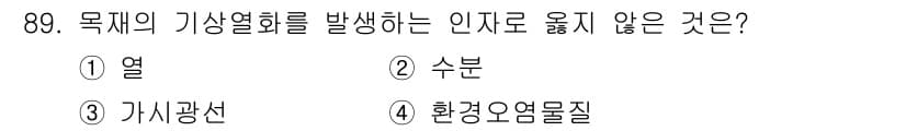 임산가공기사 2016년 89번 - 정답과 핵심 포인트를 검수 중인 기출문제