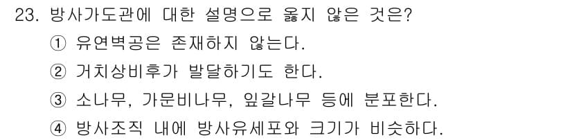임산가공기사 2018년 23번 - 정답과 핵심 포인트를 검수 중인 기출문제