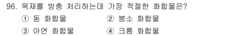 임산가공기사 2019년 96번 - 정답과 핵심 포인트를 검수 중인 기출문제