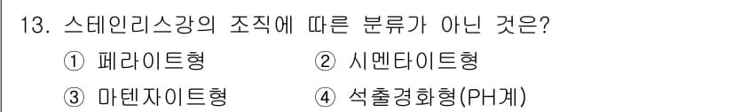 와전류비파괴검사기사(구) 2017년 13번 - 정답과 핵심 포인트를 검수 중인 기출문제