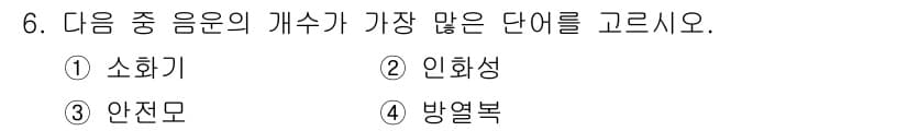 소방공무원(공개,경력)_국어(구) 2015년 6번 - 정답과 핵심 포인트를 검수 중인 기출문제