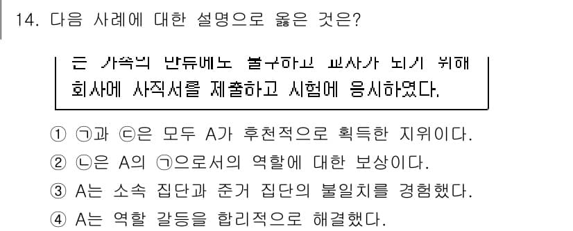 소방공무원(공개)_사회(구) 2018년 14번 - 정답과 핵심 포인트를 검수 중인 기출문제