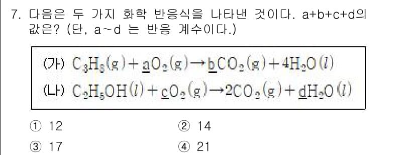 소방공무원(공개)_과학(구) 2018년 7번 - 정답과 핵심 포인트를 검수 중인 기출문제