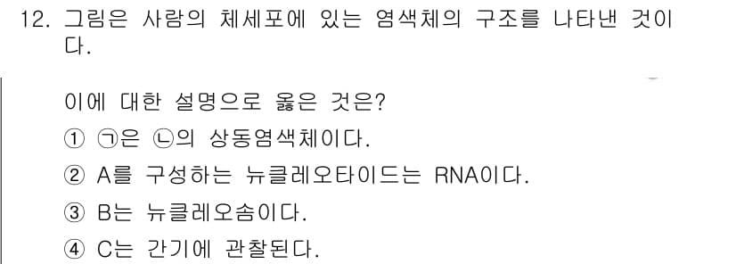 소방공무원(공개)_과학(구) 2019년 12번 - 정답과 핵심 포인트를 검수 중인 기출문제