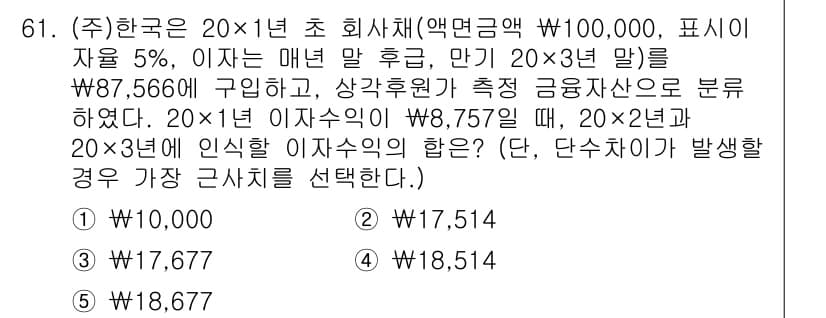 주택관리사보_1차 2019년 61번 - 정답과 핵심 포인트를 검수 중인 기출문제