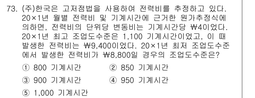 주택관리사보_1차 2019년 73번 - 문제에서 주어진 정보를 바탕으로 가정해 보면, 정점 변경에 따라 주택관리... 에 관한 핵심 기출문제