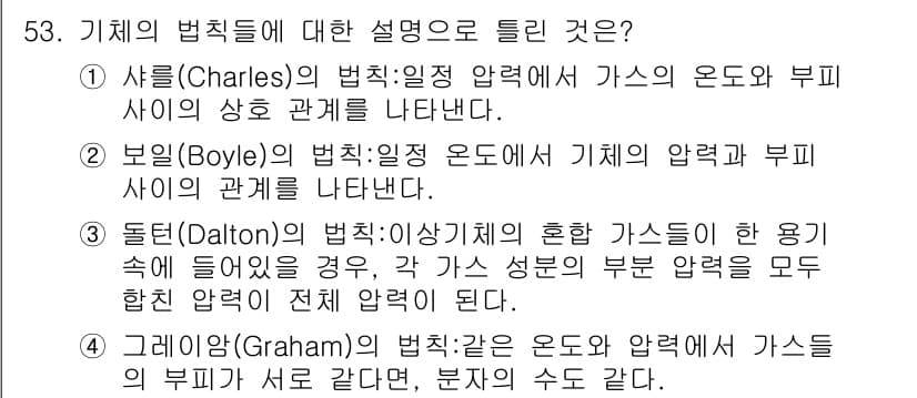 누설비파괴검사기사 2016년 53번 - 정답과 핵심 포인트를 검수 중인 기출문제