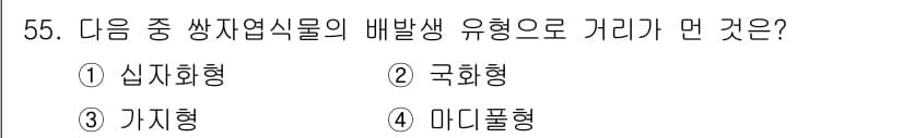 생물분류기사(동물) 2015년 55번 - 정답과 핵심 포인트를 검수 중인 기출문제