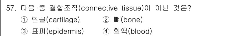 생물분류기사(동물) 2015년 57번 - 정답과 핵심 포인트를 검수 중인 기출문제