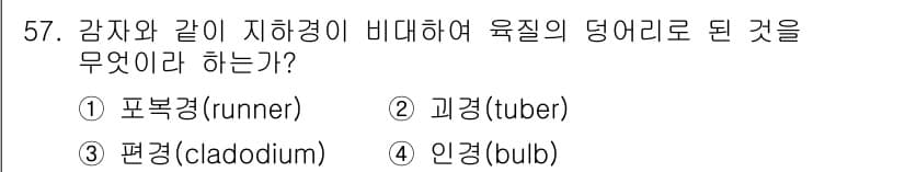 생물분류기사(동물) 2016년 57번 - 정답과 핵심 포인트를 검수 중인 기출문제